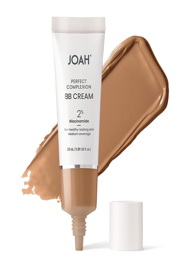 JOAH Beauty Perfect Complexion BB Cream with Hyaluronic Acid and Niaciminade,Korean Makeup with Medium Buildable Coverage,Evens Skin Tone,Lightweight,Semi Matte Finish,Tan with Neutral Undertones - Image 1